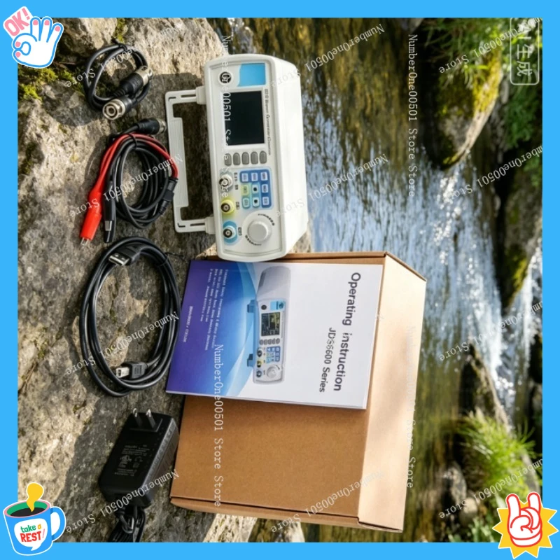 Dual Channel Arbitrary Waveform Function Generator 60Mhz - JDS6600 เครื่องกำเนิดสัญญาณฟังก์ชัน DDS 15/30/40/50/60MHz แบบสองช่องสัญญาณ/2-Channel พร้อมเครื่องวัดความถี่